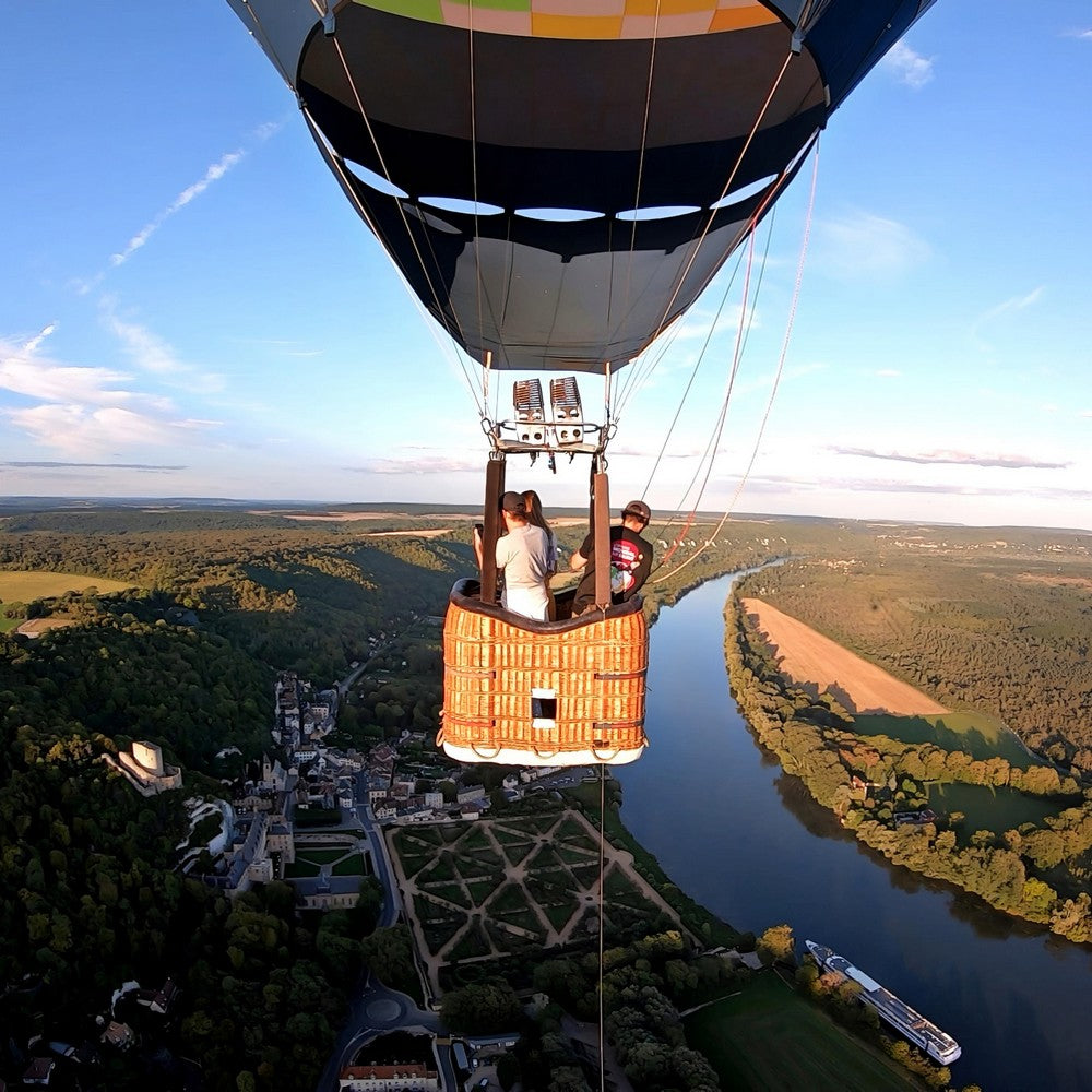Vol en montgolfière en nacelle privatisée à Giverny