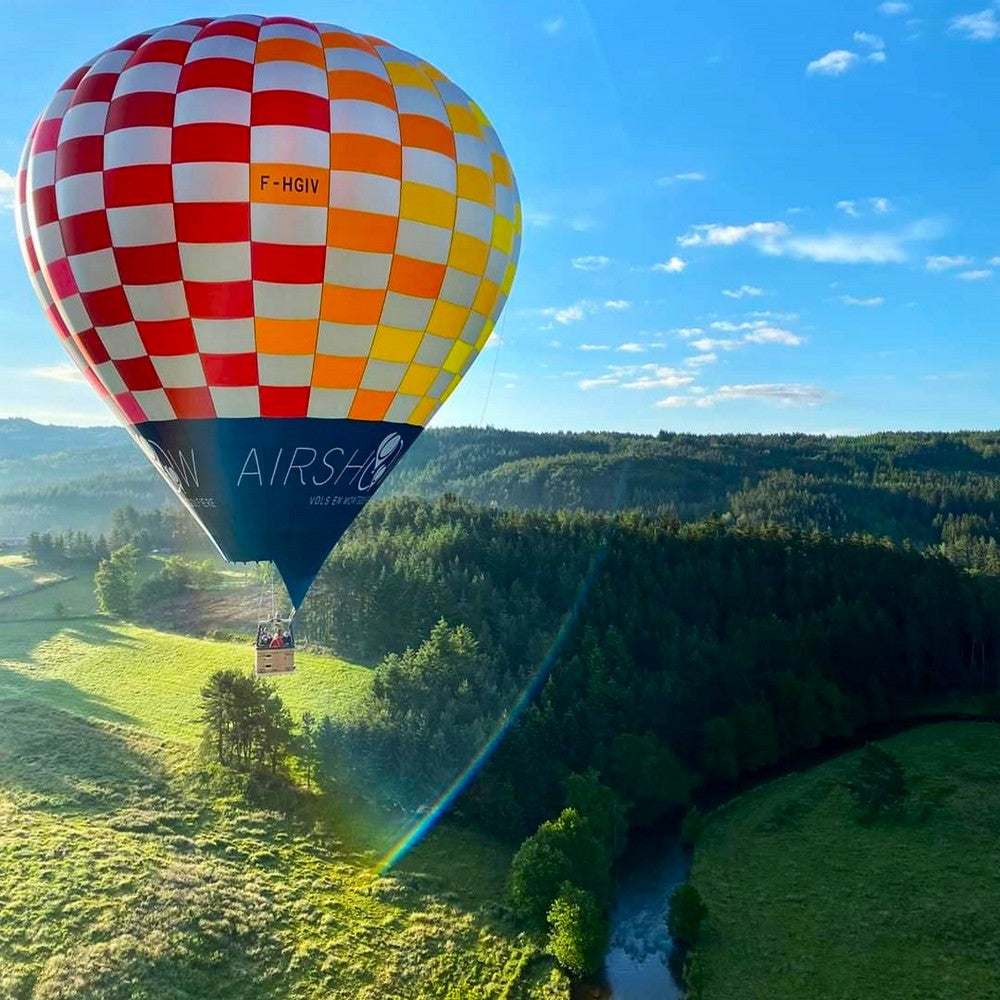 Vol en montgolfière en Auvergne